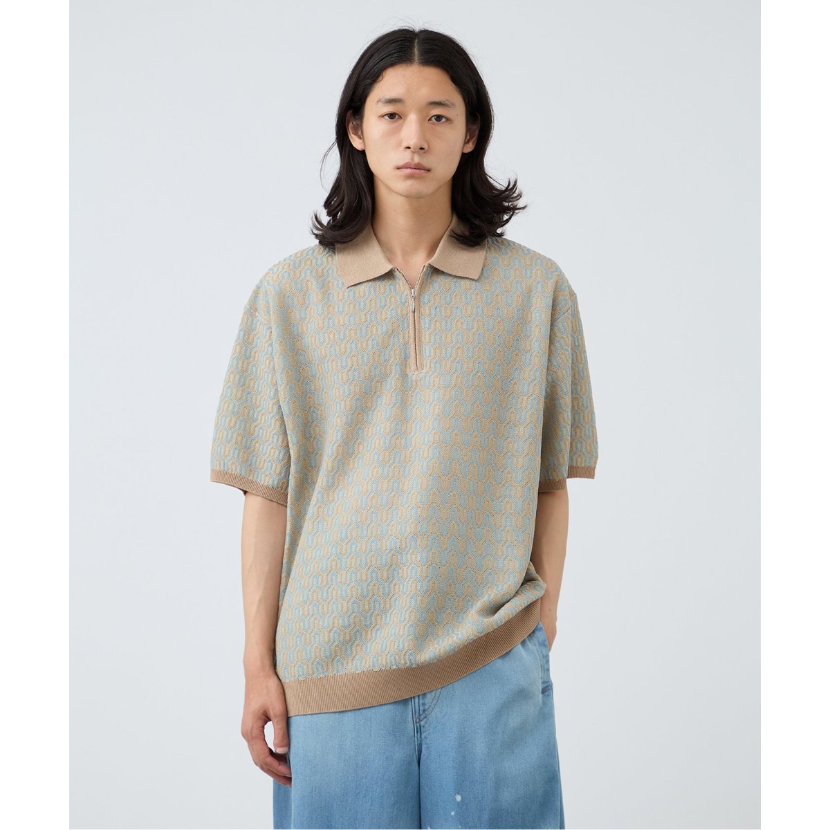 FUNCTIONAL WIDE LONG-SLEEVE ポロシャツ URBAN RESEARCH（アーバンリサーチ）の「FUNCTIONAL WIDE LONG