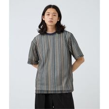 2点セット レースレイヤード クルーネック半袖Tシャツ