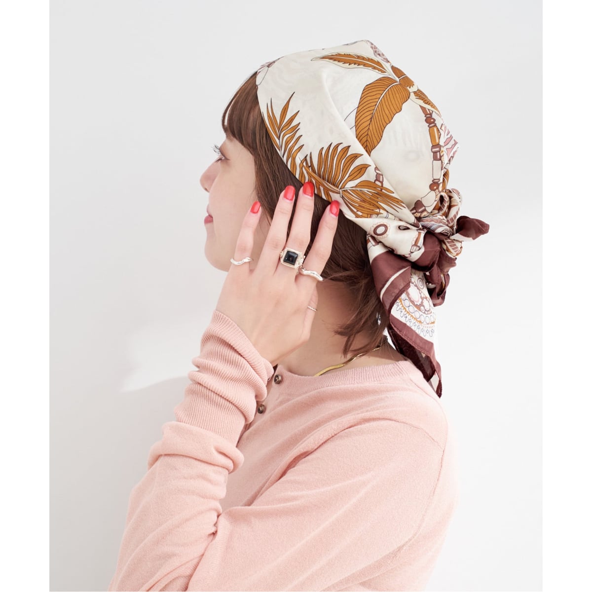 〔mii colletion〕ミーコレクションシルクスカーフ mii colletion〕ミーコレクションシルクスカーフ mii（ミー）の