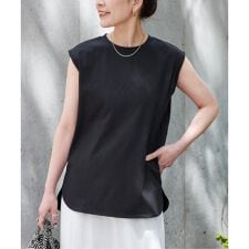 《追加予約》【WEB限定】ウォッシャブル / 接触冷感 / ノースリーブプルオーバー