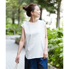 《追加予約》【WEB限定】ウォッシャブル / 接触冷感 / ノースリーブプルオーバー