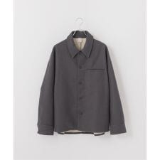 《予約》【Deux Allures/ドゥ アリュール】チェックボンディングシャツブルゾン