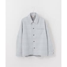 《予約》【Deux Allures/ドゥ アリュール】チェックボンディングシャツブルゾン