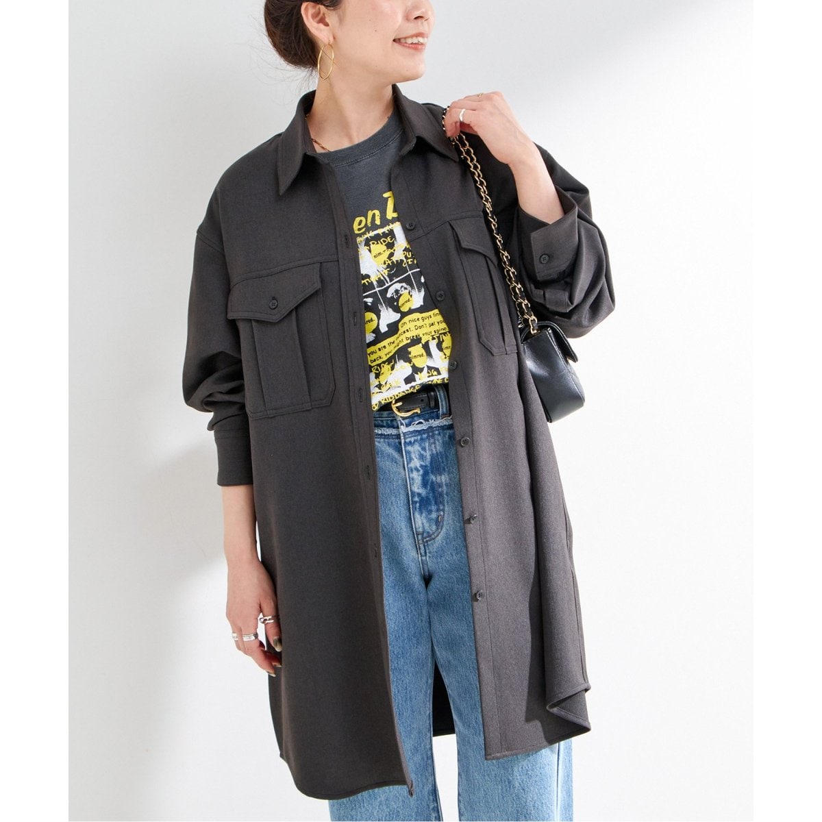 追加3》【WEB限定】ウォッシャブル / デニムワーカーシャツ