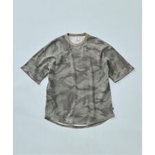 【ANTS & ELEPHANTS】レイヤード ワッフル 半袖Tシャツ