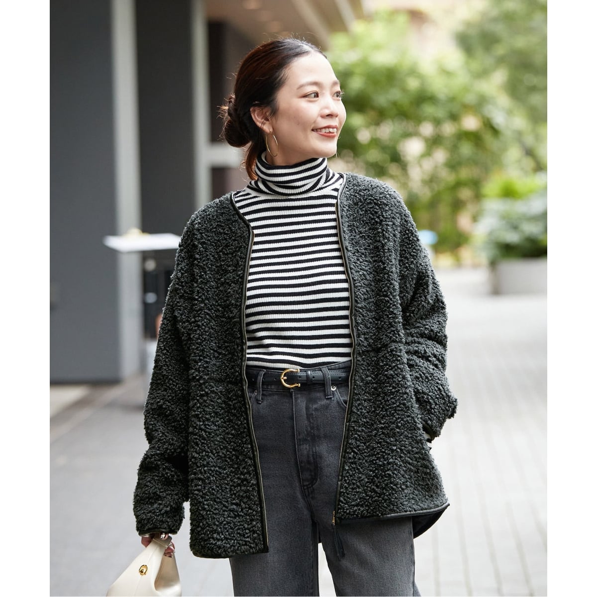 美品　スローブイエナ　アウター Champion/チャンピオン SLOBE別注 ボアブルゾン | スローブ イエナ