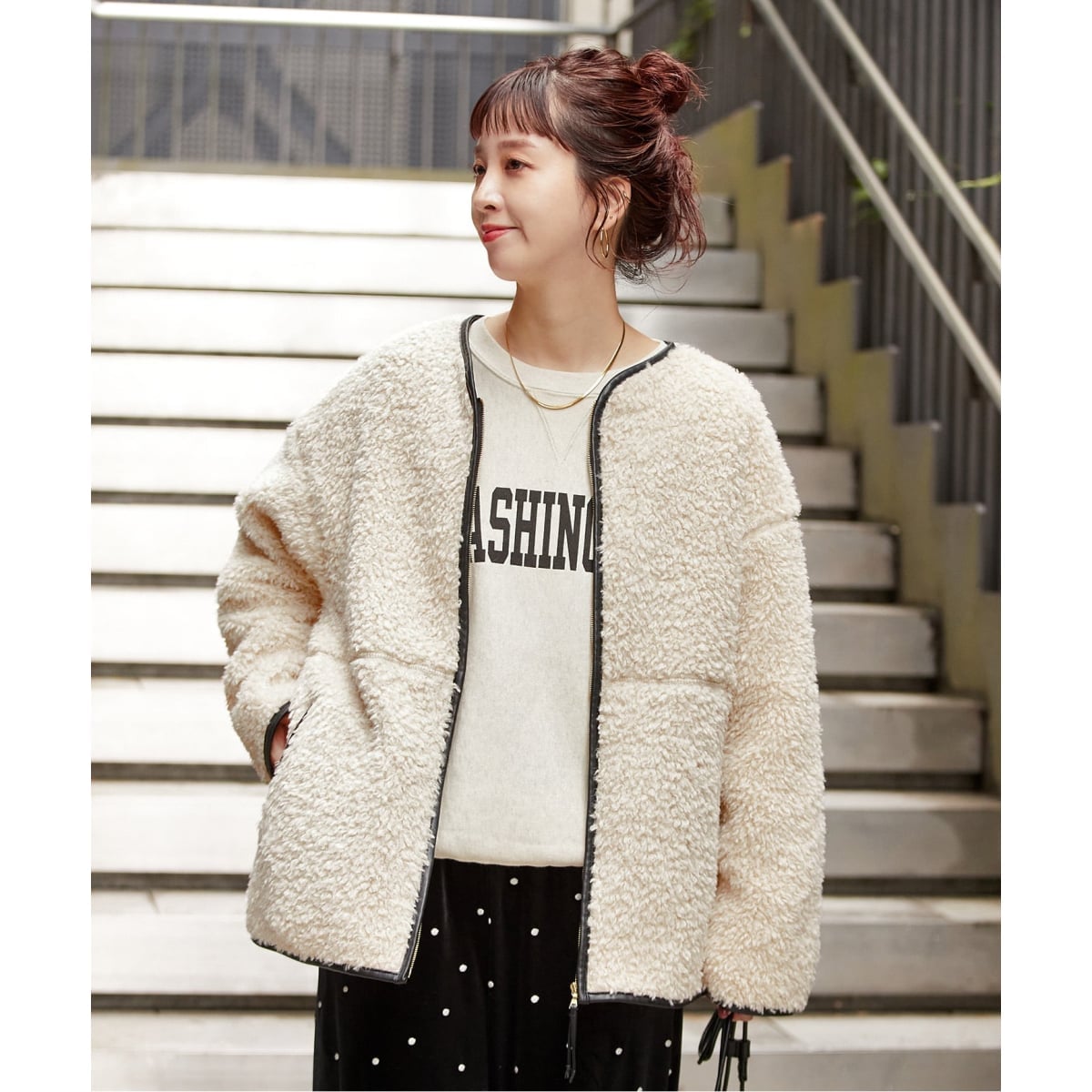 ブークレージャージ着流しコート | ベーセーストック(B.C STOCK