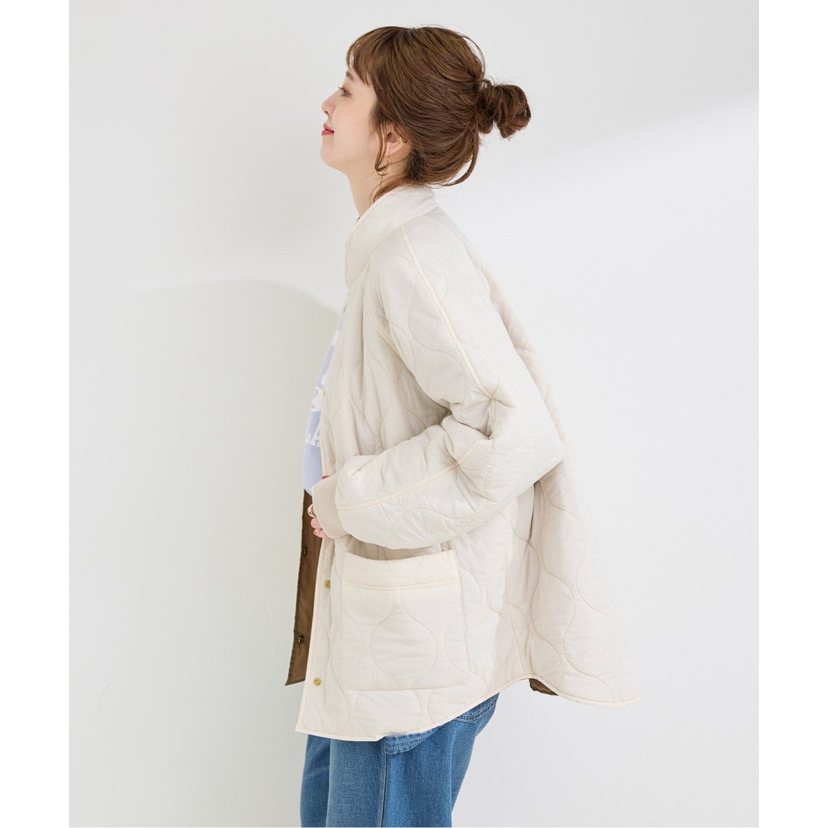 ウォッシャブル / キルティングリバーシブルブルゾン | ベーセー