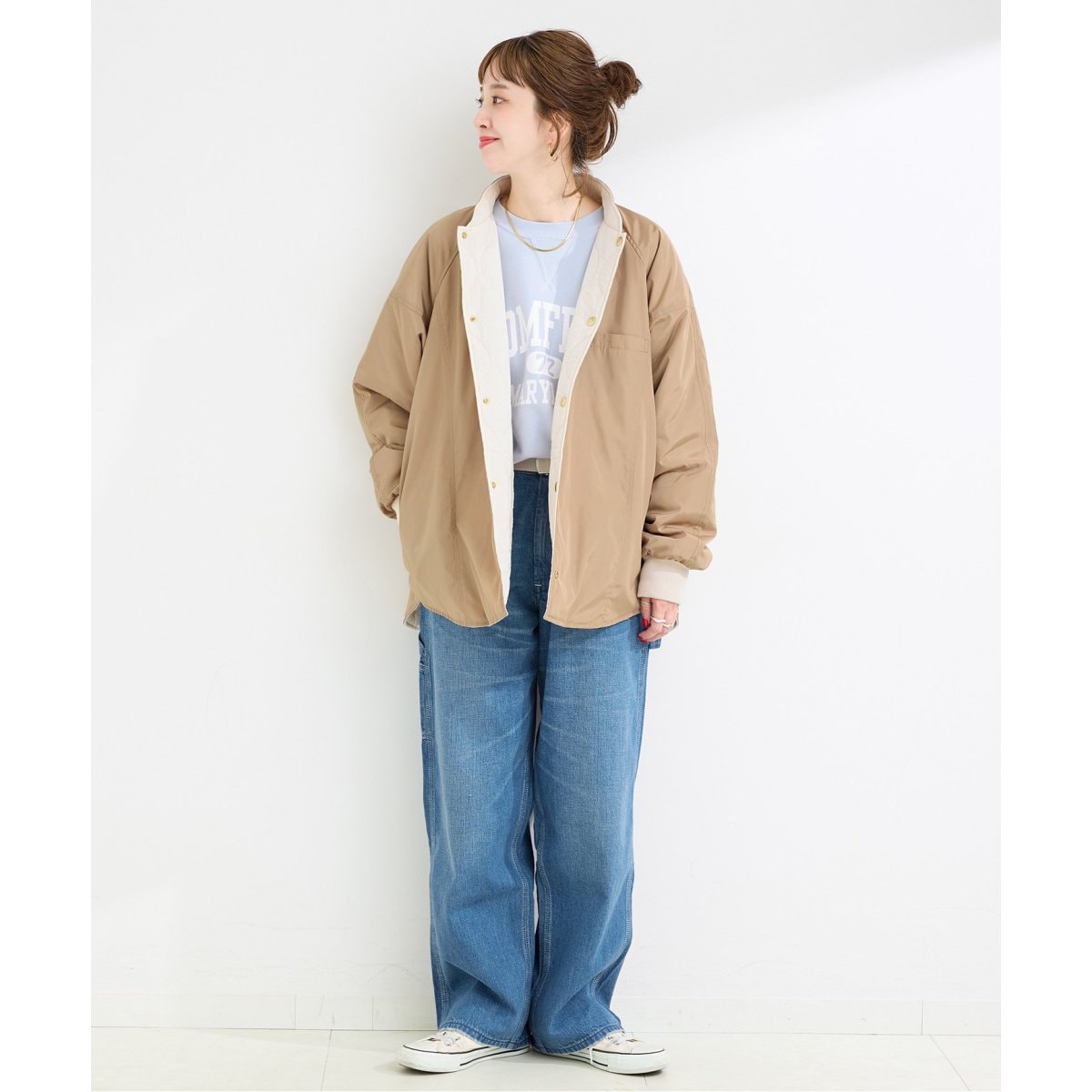 ウォッシャブル / キルティングリバーシブルブルゾン | ベーセー