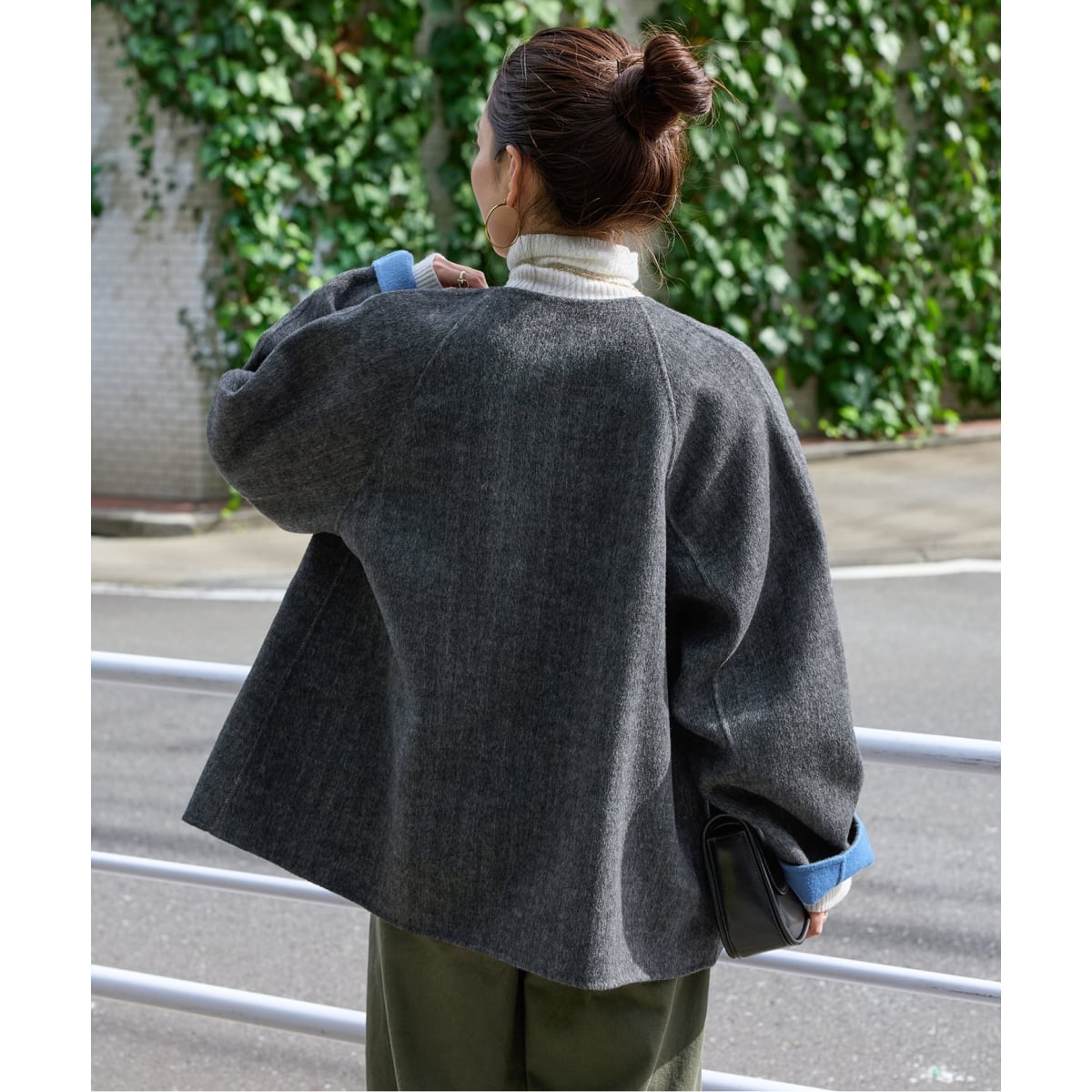 S120ブレンドショート丈リバーシブルコート | ベーセーストック(B.C