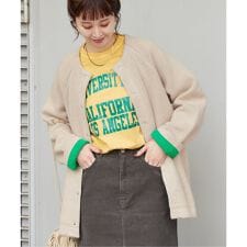 ベーセーストック(B.C STOCK)の2層スムース編みロングカーディガン