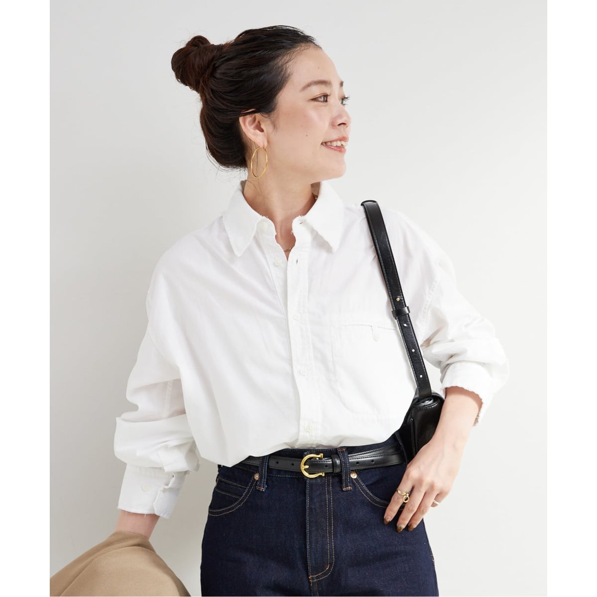 ☆B.C STOCK パナマラミーシャツ　ホワイト B.C STOCK｜《追加》手洗い可 / パナマラミーシャツ | Rakuten