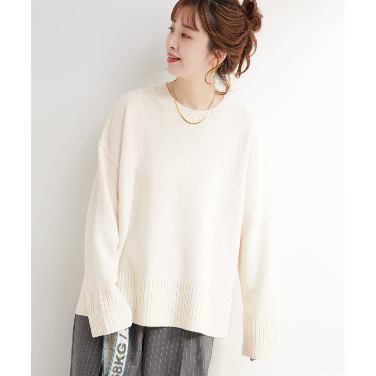 手洗い可 / WOOL混ニットプルオーバー | ベーセーストック(B.C STOCK