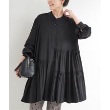 手洗い可 / ティアードミニワンピース