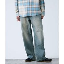 [B.A.C.D] NEW 13oz ワイドストレートデニムパンツ