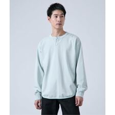 【ANTS & ELEPHANTS】ヘンリーネック ロングスリーブTシャツ