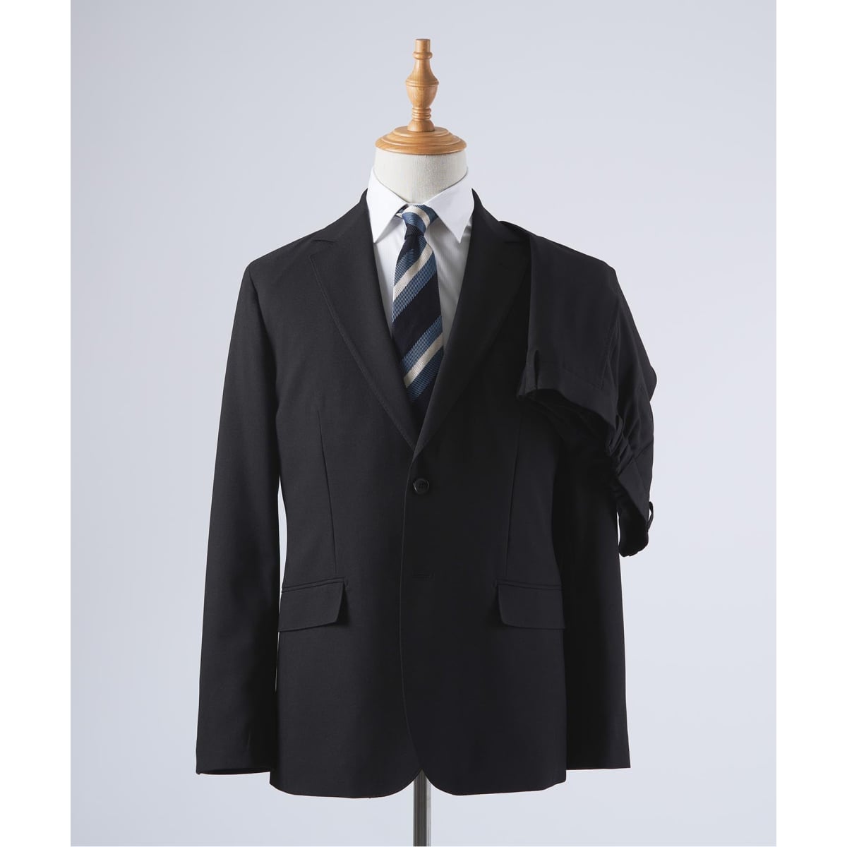 WEB限定 WARDROBE SMART】DELEGANT サキソニー セットアップ