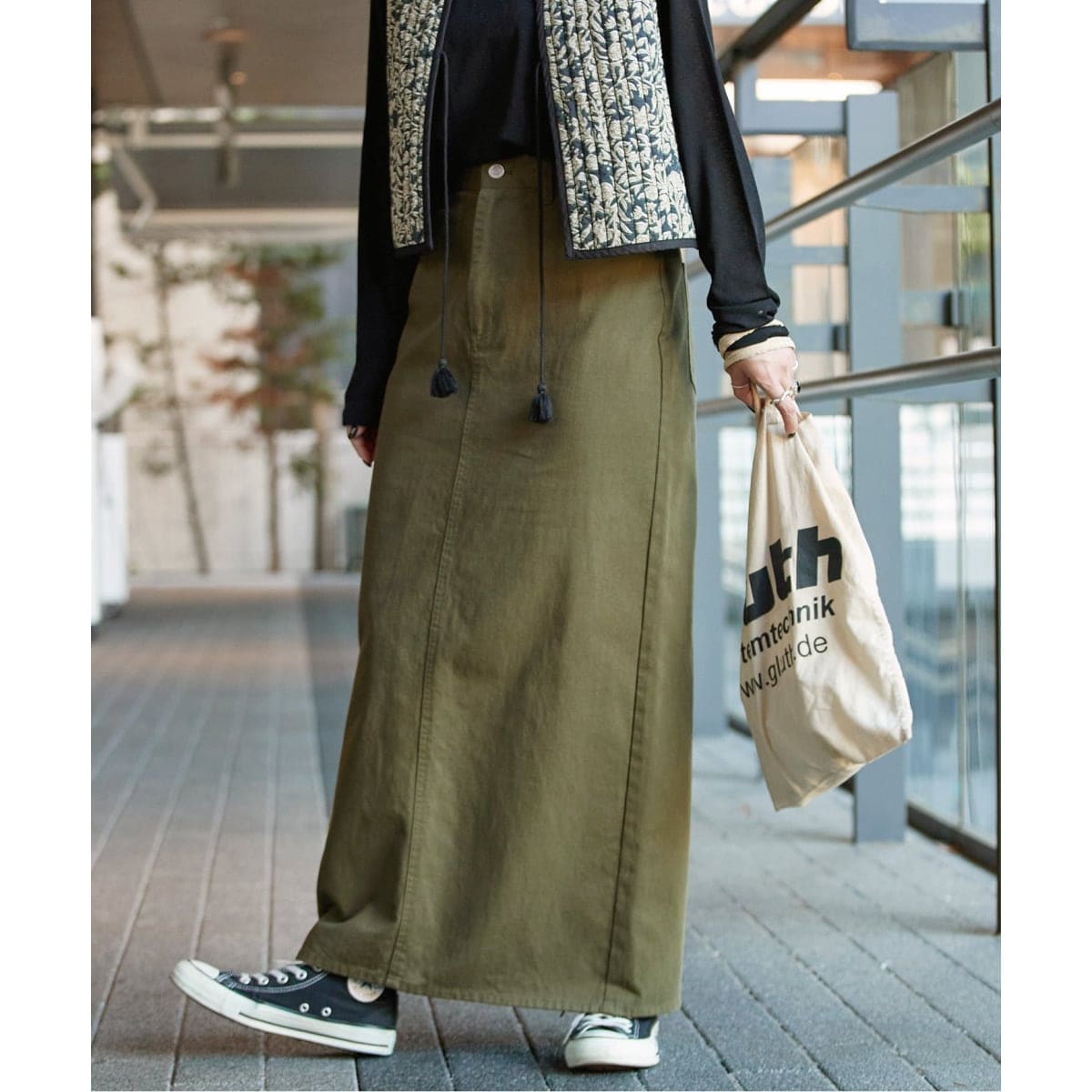 ベーセーストック　【WEB限定】ウォッシャブル / チノスカート