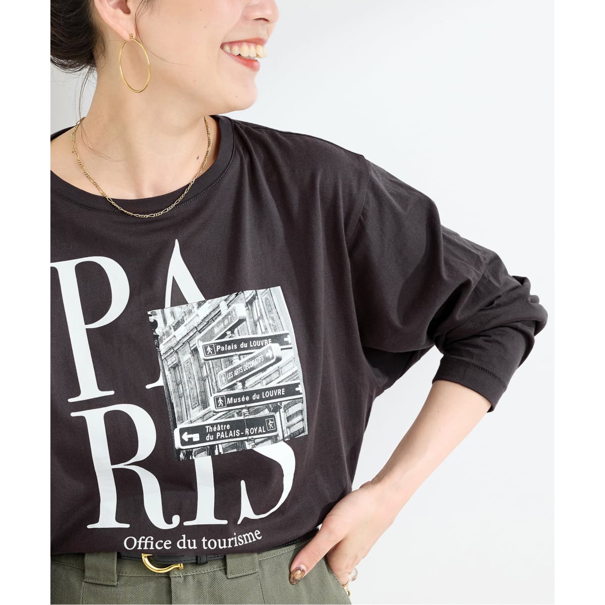 [�}���C]MCL/�G���V�[�G�� �ʒ� ���S L/S TEE/�x�[�Z�[�X�g�b�N�iB.C STOCK�j �u���b�N