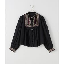 【WEB限定】手洗い可 / FANAKA / ファナカ ボヘミア多色刺繍ブラウス
