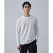 ハニカムジャージ クルーネック ロングスリーブTシャツ