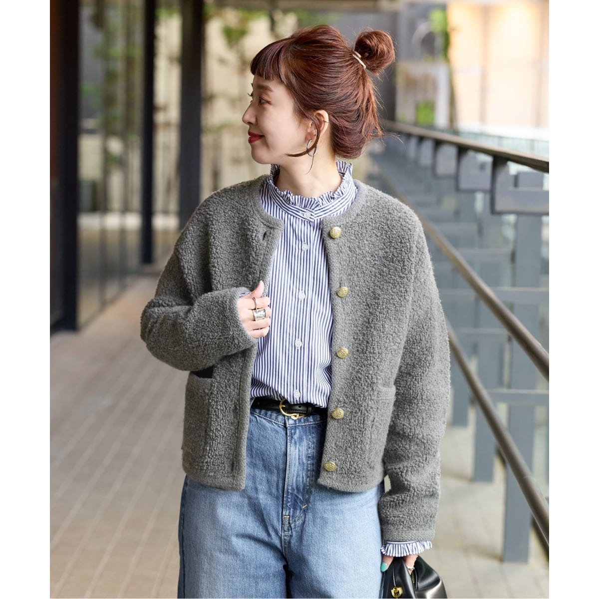 ソフトビーバーWボタンボクシーミドルコート ソフトビーバーWボタンボクシーミドルコート | ベーセーストック