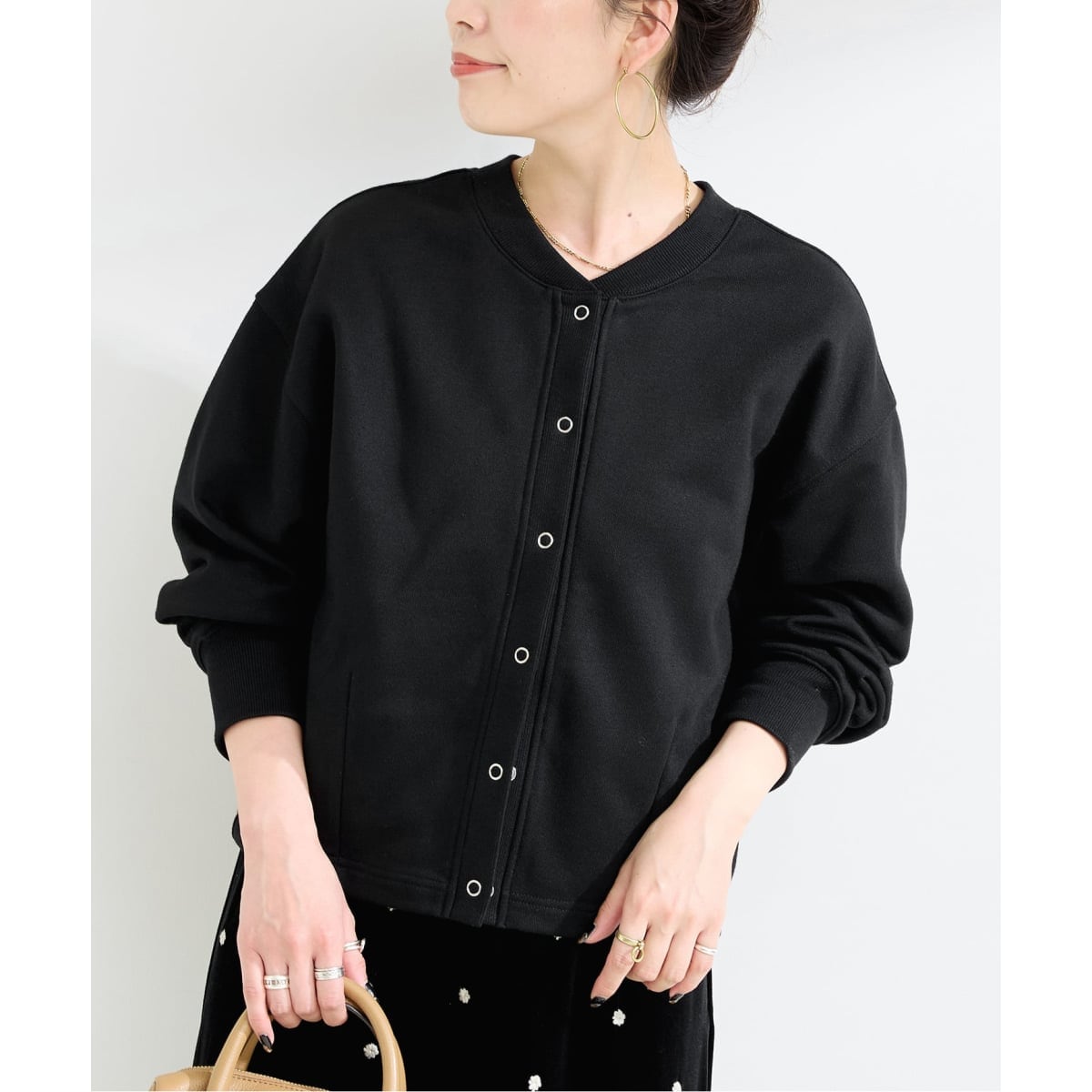 ベーセーストック【WEB限定】2層スムース編みロングカーディガン 2層スムース編みロングカーディガン | ベーセーストック(B.C STOCK