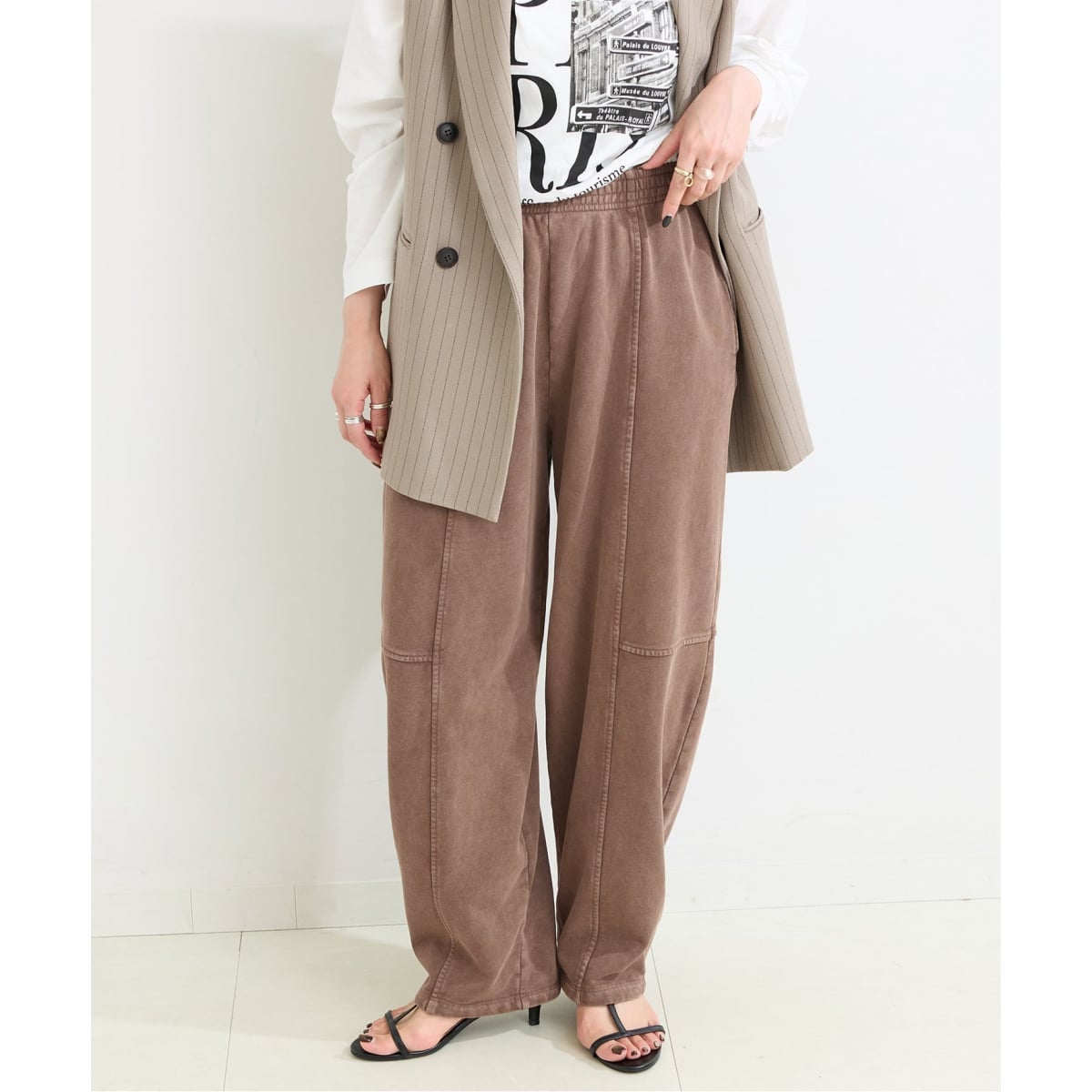 DU JOUR/デュ ジュール V NECK JEAN SALOPETTE | ベーセーストック(B.C