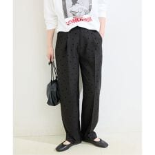 《追加》手洗い可 / ドットフロッキースティックパンツ