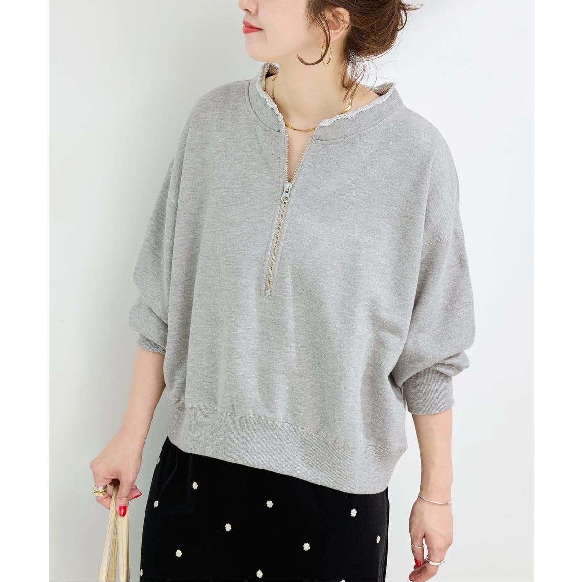 みーすけ☆　新品未使用B.C STOCK フリースハーフジップ B.C STOCK tシャツ 「ZOZO限定」フリースハーフジップ