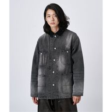 14oz フェード加工デニムカバーオール