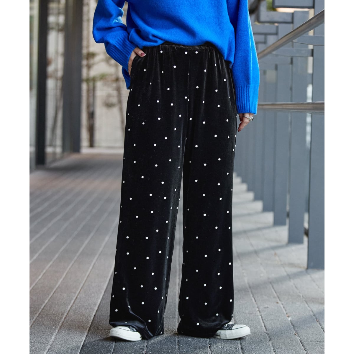 追加2》【WEB限定】DU JOUR/デュ ジュール V NECK JEAN