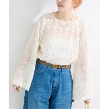 《追加2》手洗い可 / 総レースブラウス