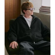 OSKR別注 ジップ シャギードライバーズニット