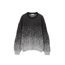 OSKR別注 グラデーション クルーネックニット