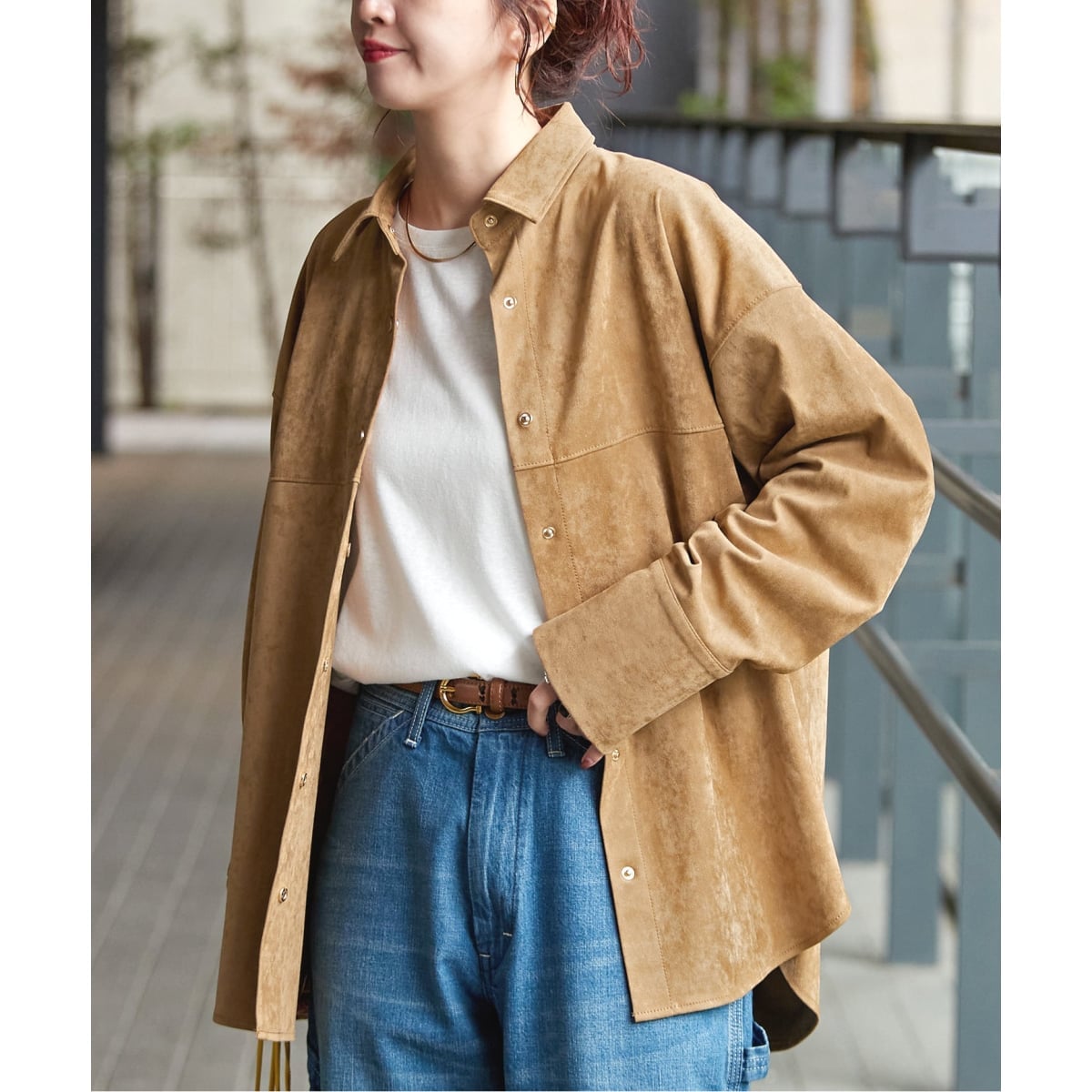 追加》ビエラチェックルーズシャツ | スローブ イエナ(SLOBE IENA