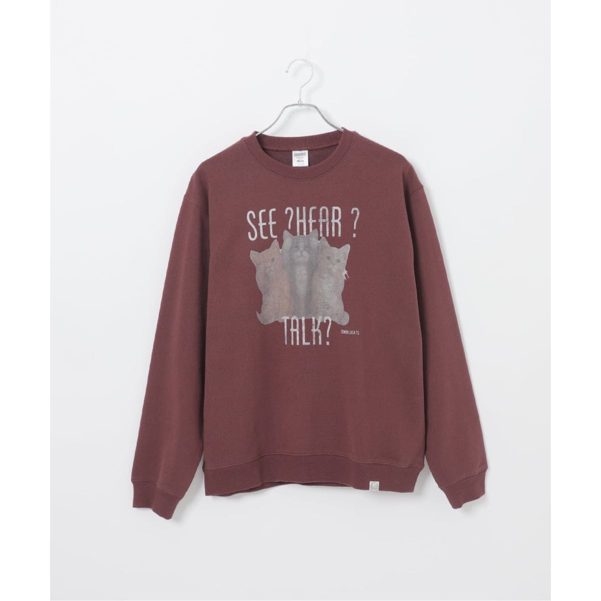 NEW ドッグ＆キャット柄 アソートクルーネックスウェット | ベーセー