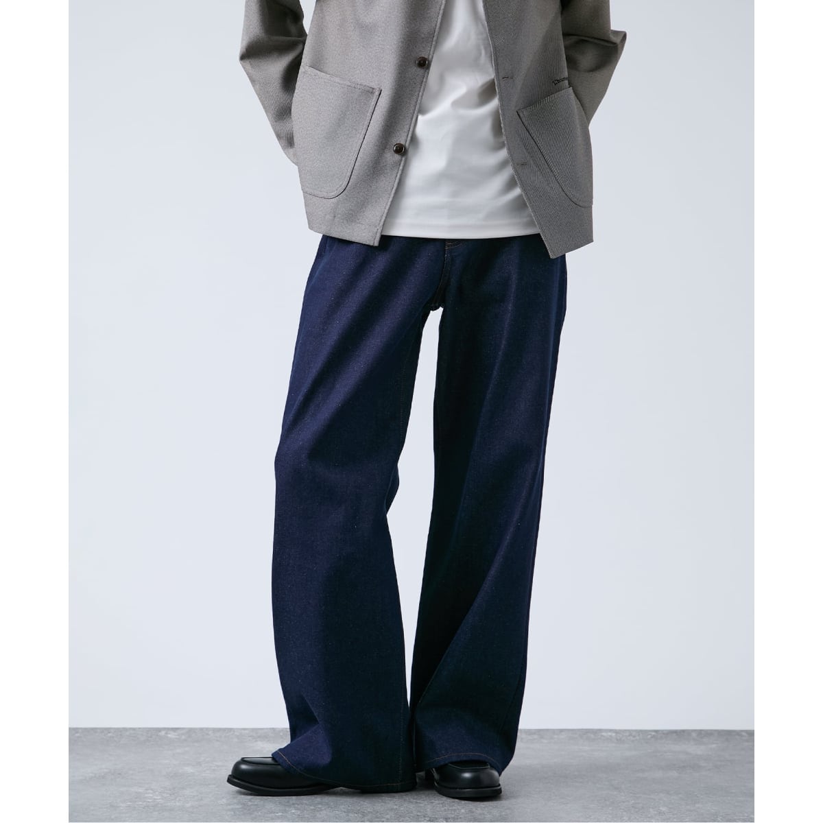 《追加3》12.5oz 5ポケット ワイドリジットデニム