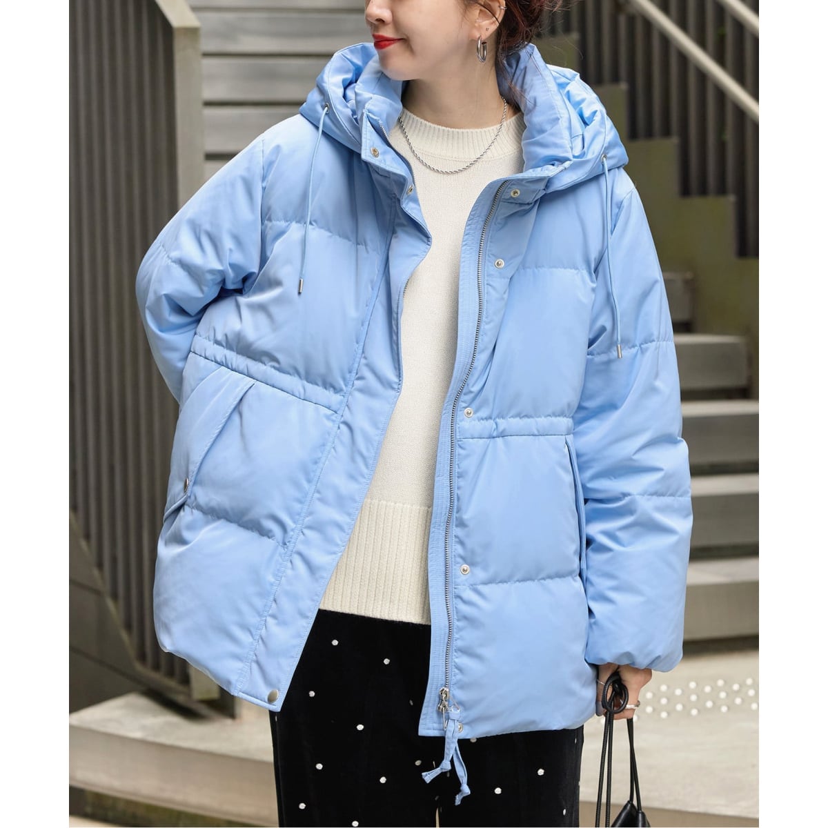 追加》撥水フーデッドダウンコート | スピック＆スパン(Spick and Span