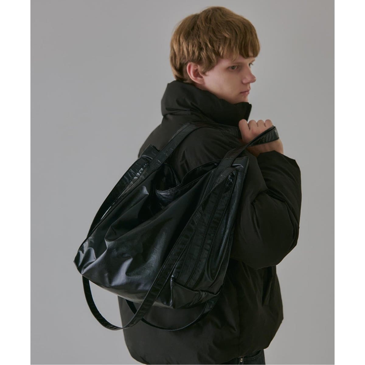 【未開封 即発送】 everyone ナイロン ビッグショルダーバッグ ブラック OSKR別注 2WAYナイロンショルダーバッグ | ベーセーストック(B.C STOCK