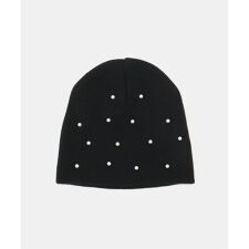 パール付きニットビーニー