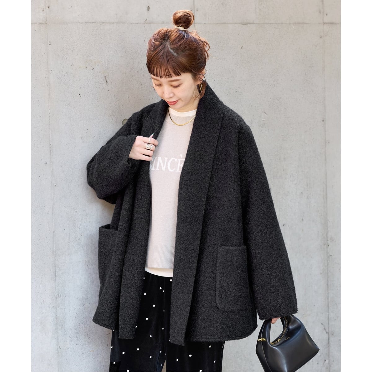 追加》Wビーバーコクーンスタンドカラー | ベーセーストック(B.C STOCK