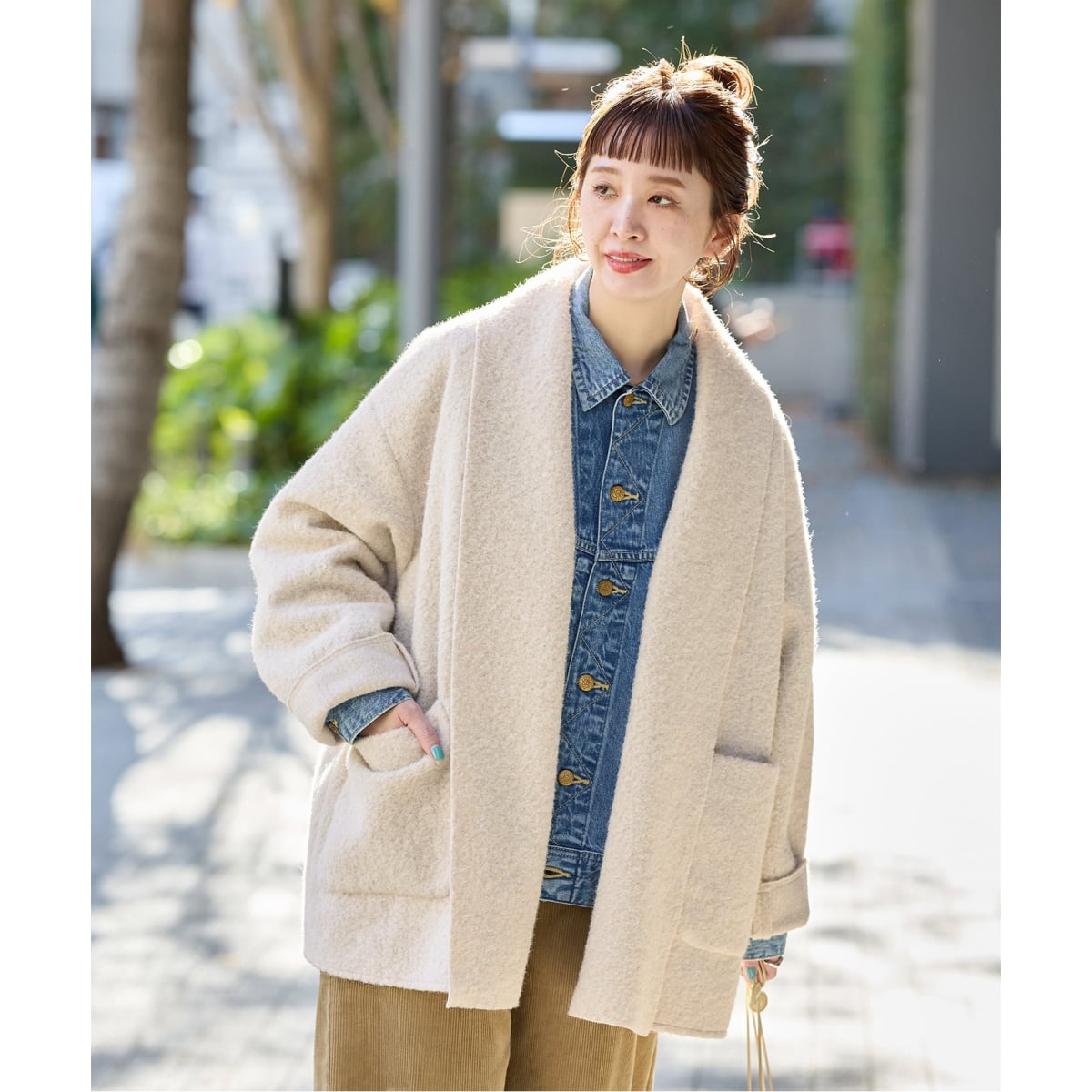 追加》ブークレージャージ着流しコート | ベーセーストック(B.C STOCK