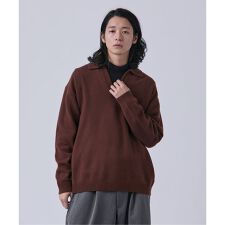 【BOYCOM/ボイコム】カシミヤブレンド スキッパーニット
