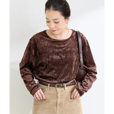 《追加3》手洗い可 / シアーベロアカットソー