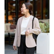 手洗い可 / T/R ダブルクロス ジャケット