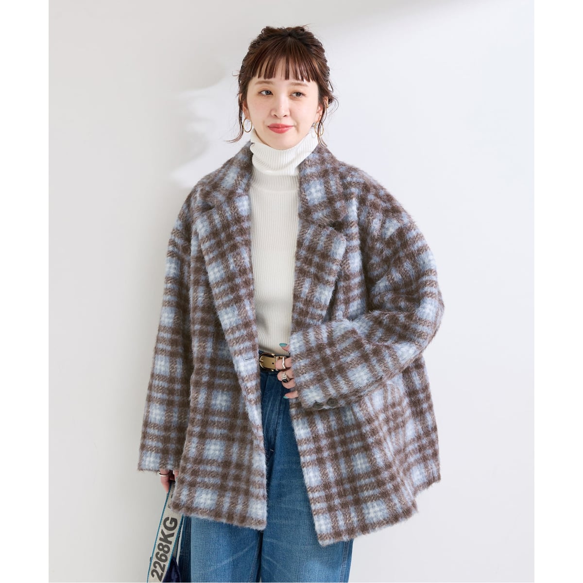 quaranciel: メルトン ビッグ カラー Pコート | カランシエル