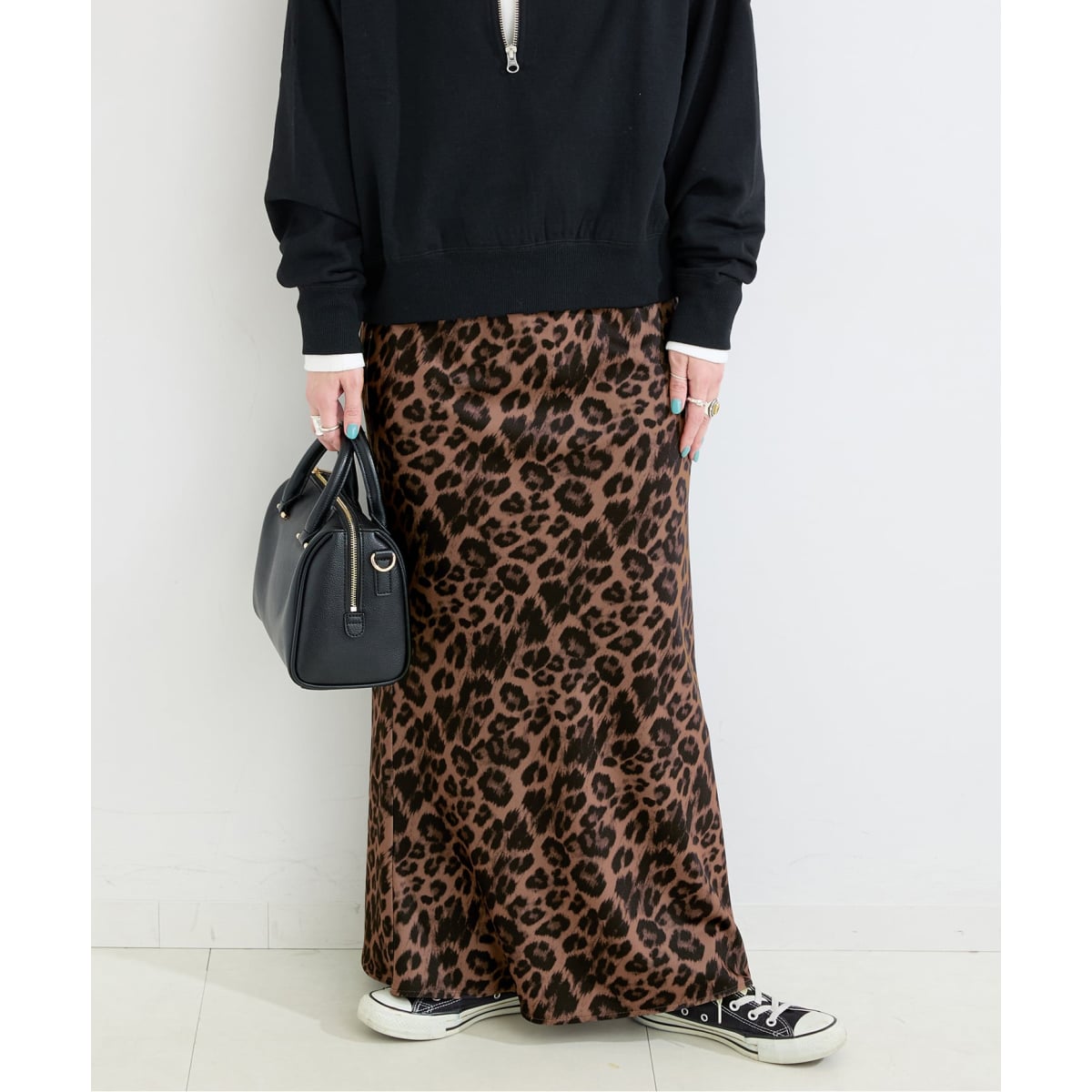 ウォッシャブル / レオパード柄スカート | ベーセーストック(B.C STOCK