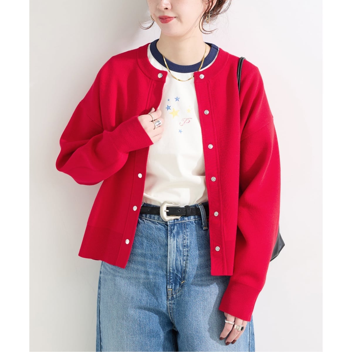 Audrey and John Wad】アンゴラ混接結ニットカーディガン | オードリー