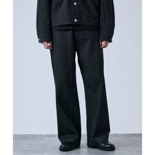[B.A.C.D] NEWベーシック 13oz ワイドストレートデニムパンツ